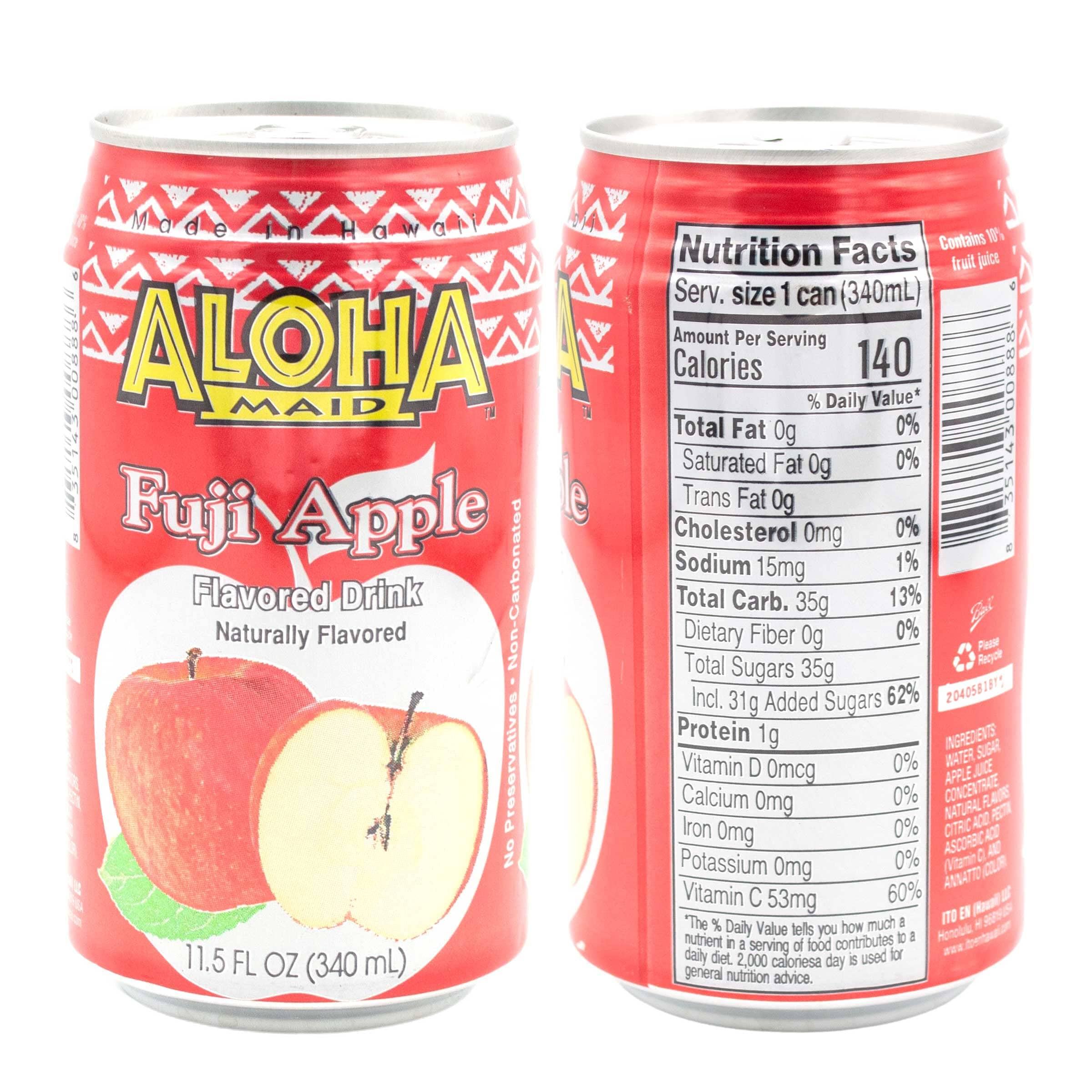 Aloha Maid Drinks, Variety, 4 Cans per Flavor, Total 12 Cans Snackathon 