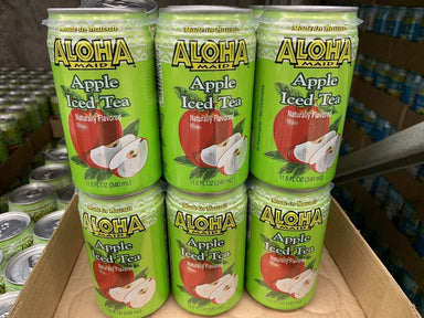 Aloha Maid Natural, Apple Iced Tea, 11.5 Fluid Ounce, Pack of 6 ALOHA MAID 11.5 FO-6 Count 
