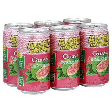 Aloha Maid Natural, Pass-O-Guava, 11.5 Fluid Ounce, Pack of 6 ALOHA MAID 11.5 FO-6 Count 