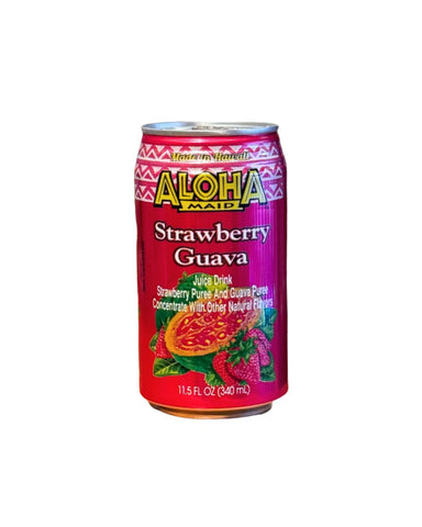 Aloha Maid Natural, Strawberry Guava, 11.5 Fluid Ounce, Pack of 6 ALOHA MAID 