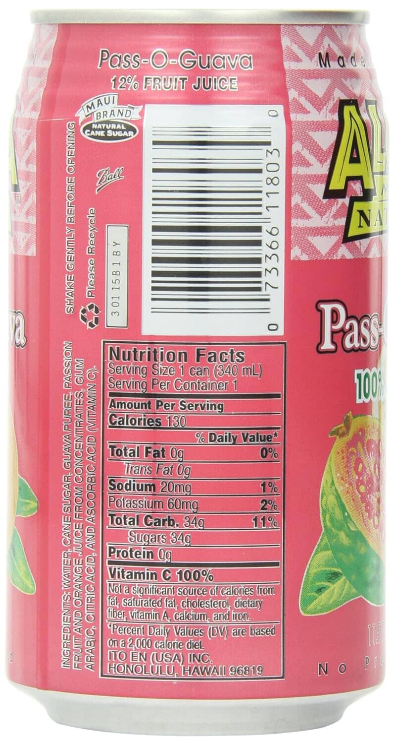 Aloha Maid Pass O Guava, 11.5 fl oz ALOHA MAID 
