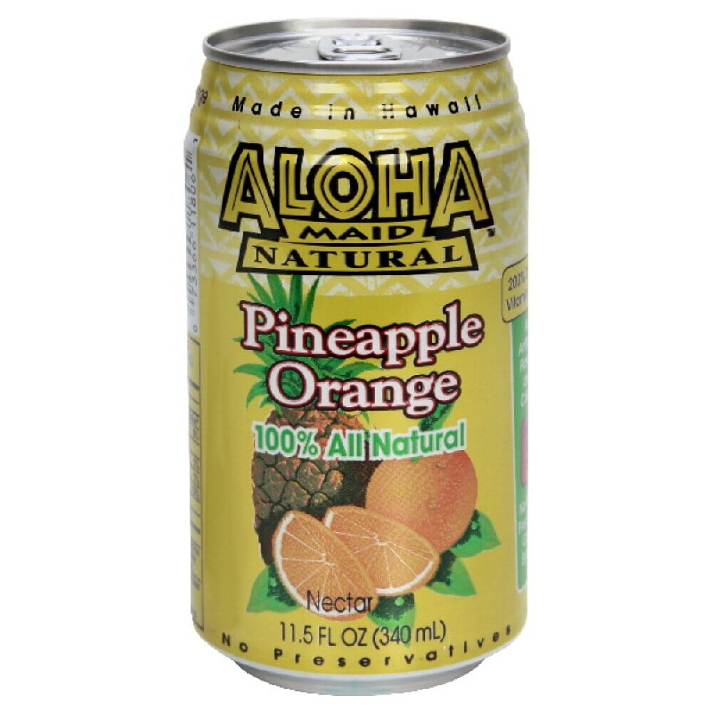 Aloha Maid Pineapple Orange Juice, 11.5 Fl Ounce ALOHA MAID Pack of 1 