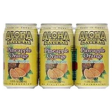 Aloha Maid Pineapple Orange Juice, 11.5 Fl. Oz., 6 Count ALOHA MAID 