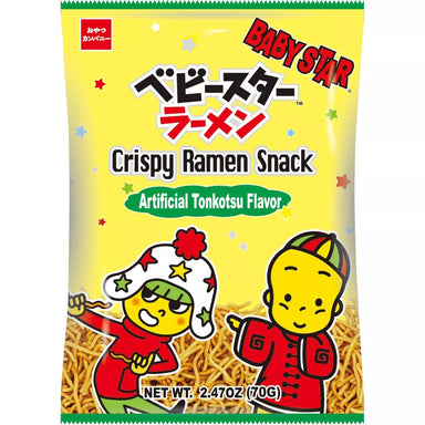 Baby Star Crispy Ramen Snacks, Tonkotsu, 2.47 Ounce Baby Star 