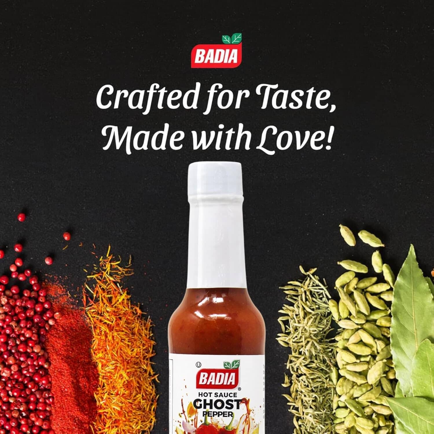 Badia Spices Ghost Pepper Hot Sauce, Extra Hot, 5.2 fl Oz Badia 