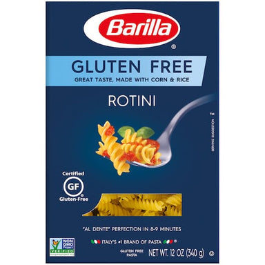 Barilla Gluten Free Pasta Barilla Rotini 12 Ounce 