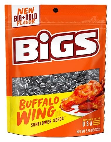 Bigs Frank's Hot Buffalo Wing Sunflower Seed, 5.35-Ounce BIGS Single 