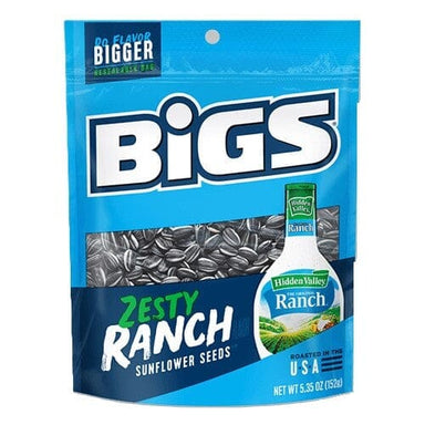 BIGS Hidden Valley Ranch Sunflower Seeds, 5.35-Ounce Bags BIGS Single 