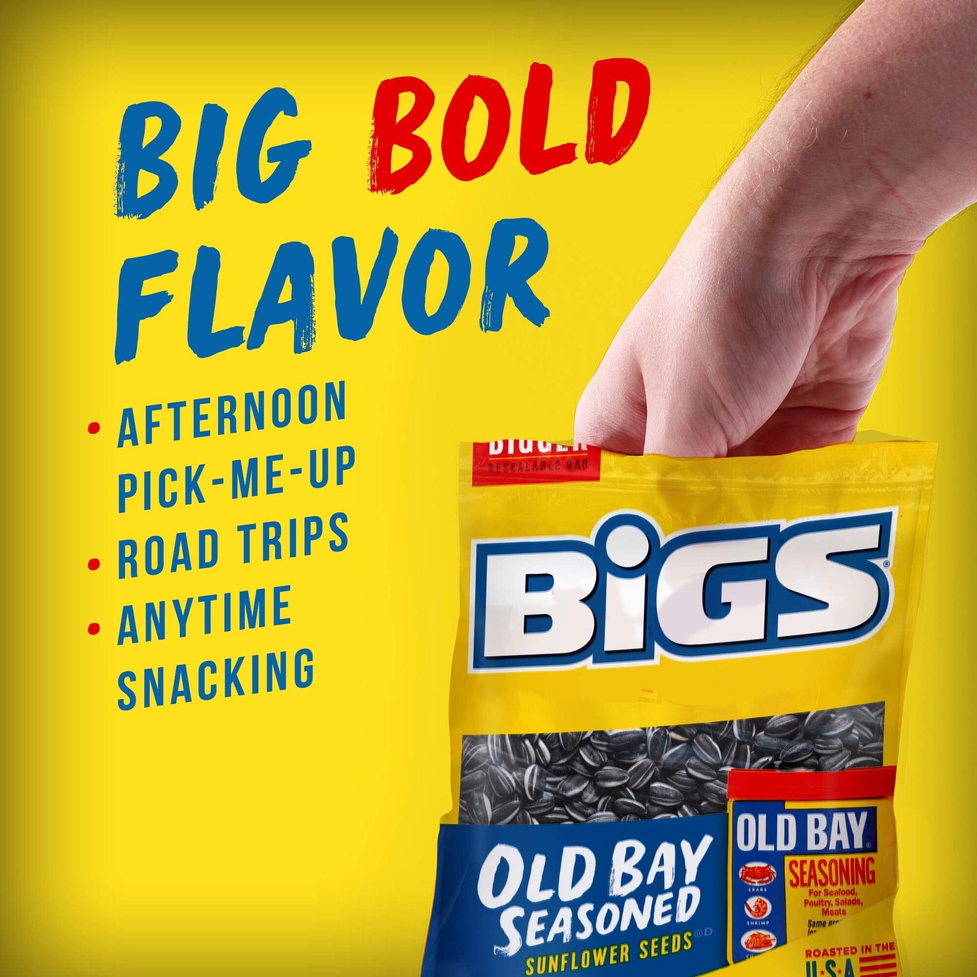 Bigs Old Bay Seasoned Sunflower Seeds, 5.35 oz BIGS 