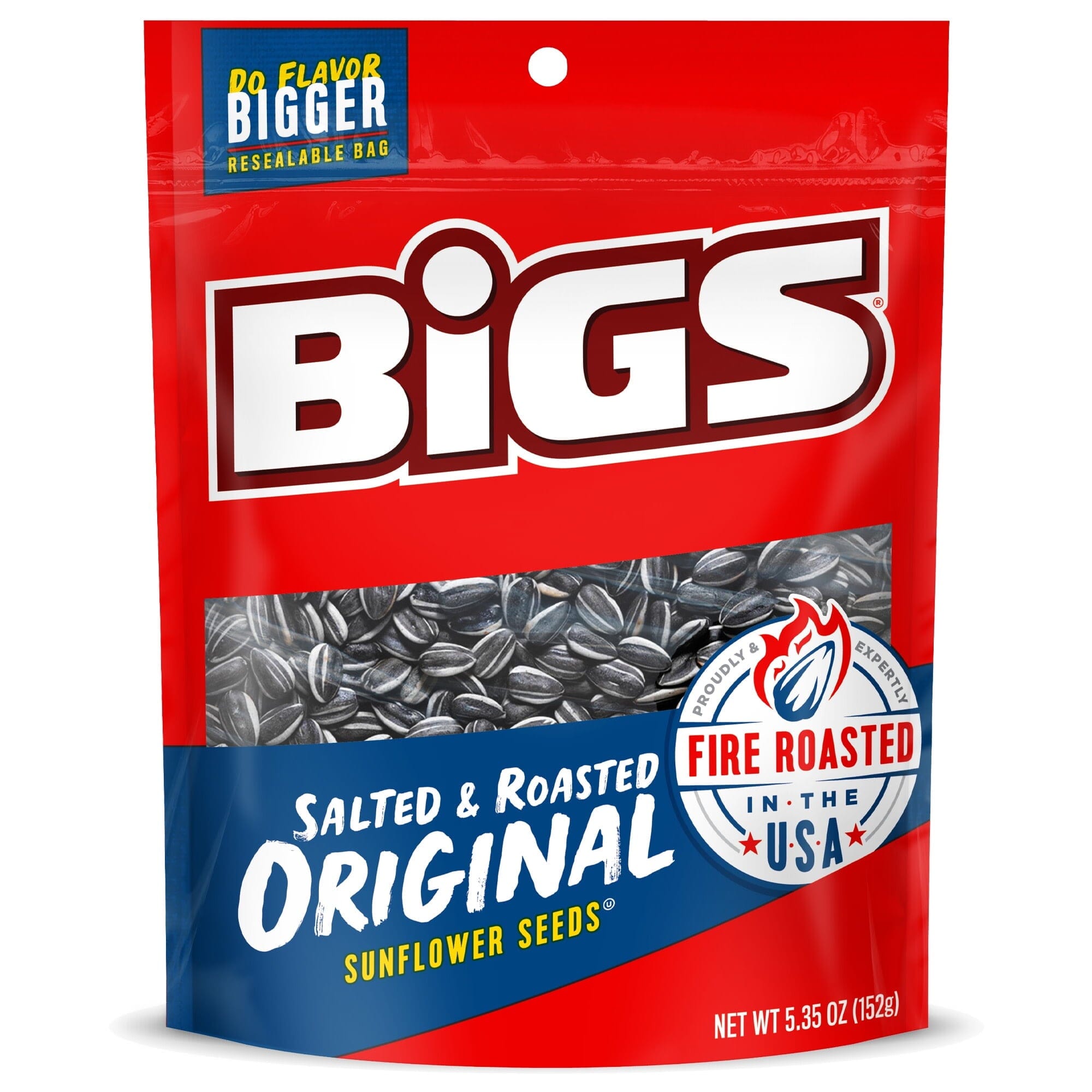 Bigs Salted & Roasted Original Sunflower Seeds, 5.35 oz. Bag BIGS 