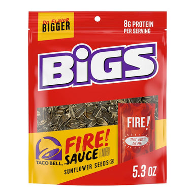 BIGS Spicy Fire Flavor Sunflower Seeds – Roasted Snack Seeds, 5.35 oz Bag BIGS 5.35 Ounce 