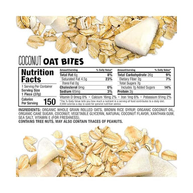 Bobo's Oat Bites, Coconut, 1.3 Ounce Bites (5ct Box) Bobo's 