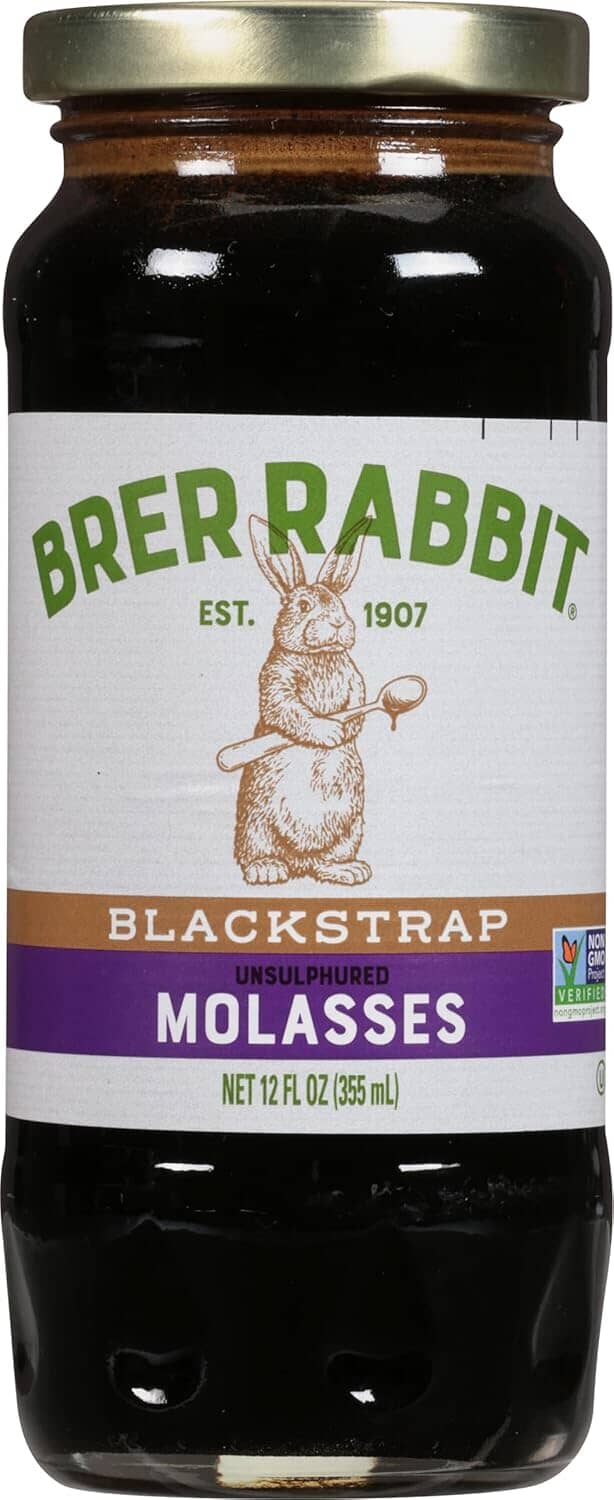 Brer Rabbit Blackstrap Molasses – 12 Ounce (Pure, Rich & Unsulphured ...