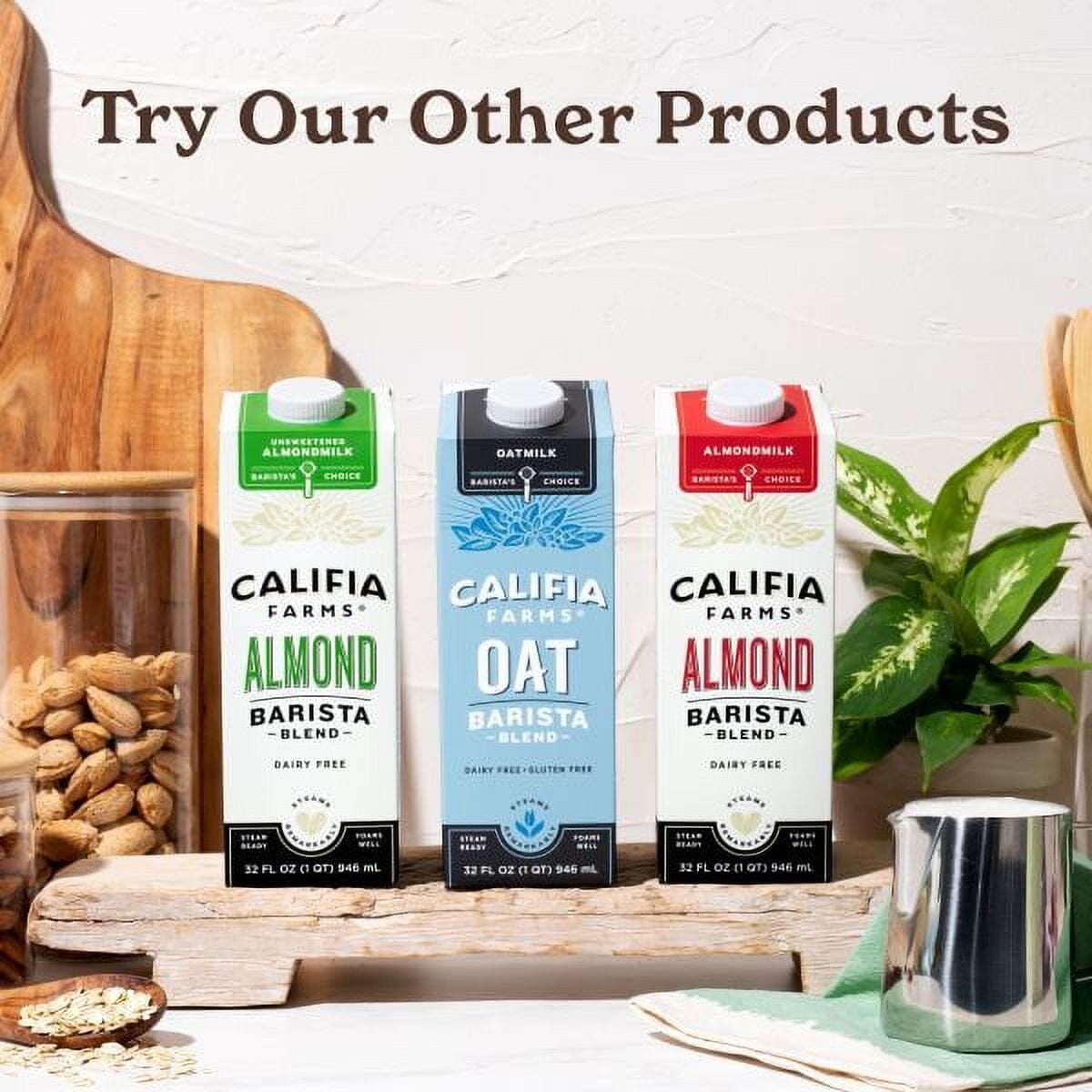 Califia Farms Oatmilk, Chocolate, Oat Front Right Elevated Califia Farms Oatmilk, Chocolate, Oat Front Right Elevated