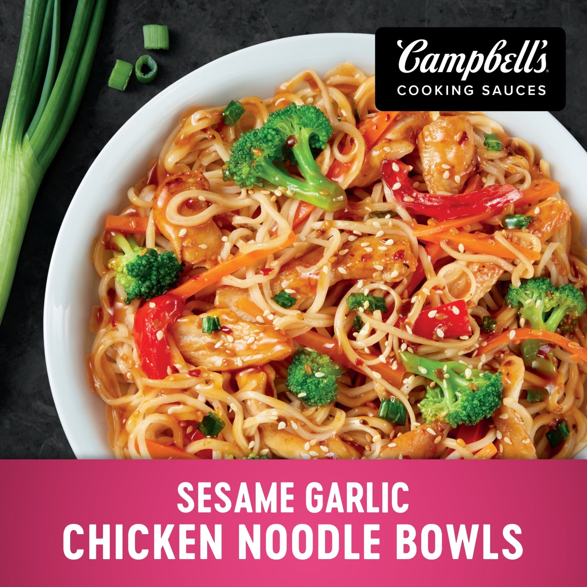 Campbell's Cooking Sauces, Sesame Garlic, 11 oz Pouch Campbell's Cooking Sauces 