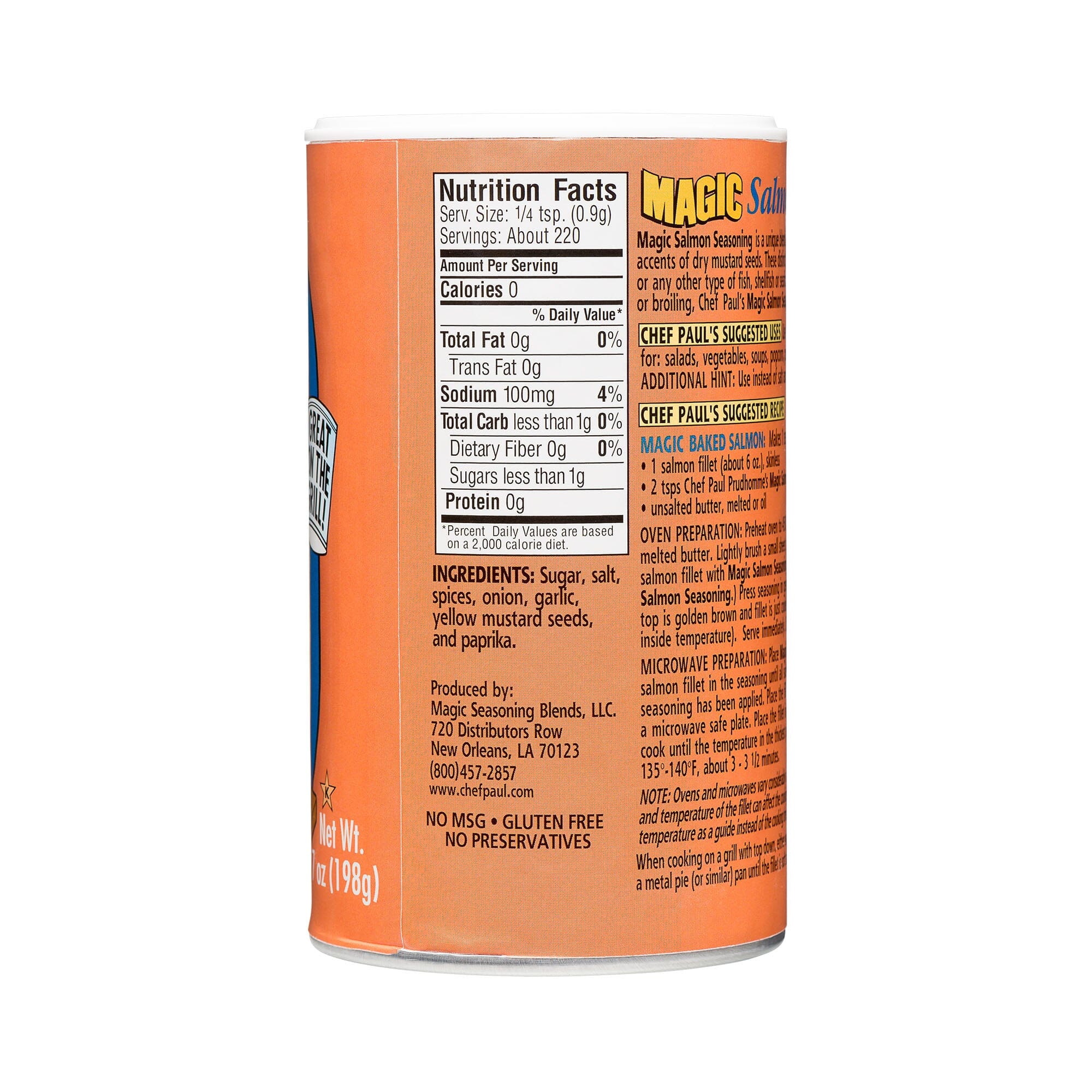 Chef Paul Prudhomme's Magic Seasoning Blends, Salmon Magic® Magic Seasoning Blends 