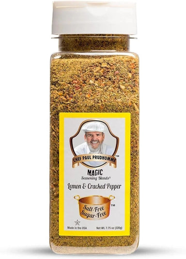 Chef Paul Prudhomme's Magic Seasoning Blends, Salt-Free Sugar-Free: Lemon & Cracked Pepper® Magic Seasoning Blends 
