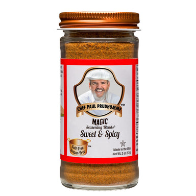 Chef Paul Prudhomme's Magic Seasoning Blends, Salt-Free Sugar-Free: Sweet & Spicy® Magic Seasoning Blends 2 Ounce 