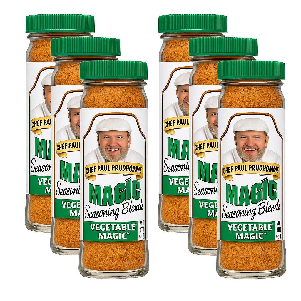 Chef Paul Prudhomme's Magic Seasoning Blends, Vegetable Magic® Magic Seasoning Blends 2 Oz-6 Count 