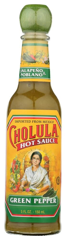 Cholula Hot Sauce, 5 Ounce Cholula Green Pepper 5 Fluid Ounce 