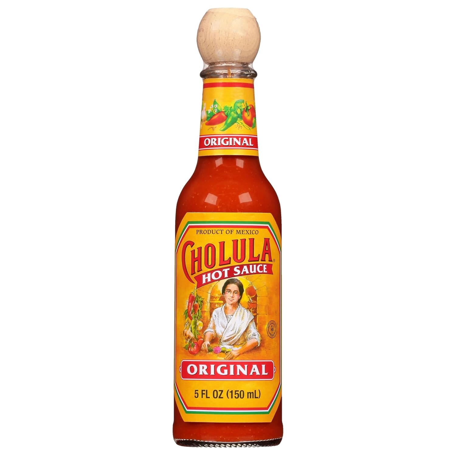 Cholula Hot Sauce, 5 Ounce Cholula Original 5 Fluid Ounce 