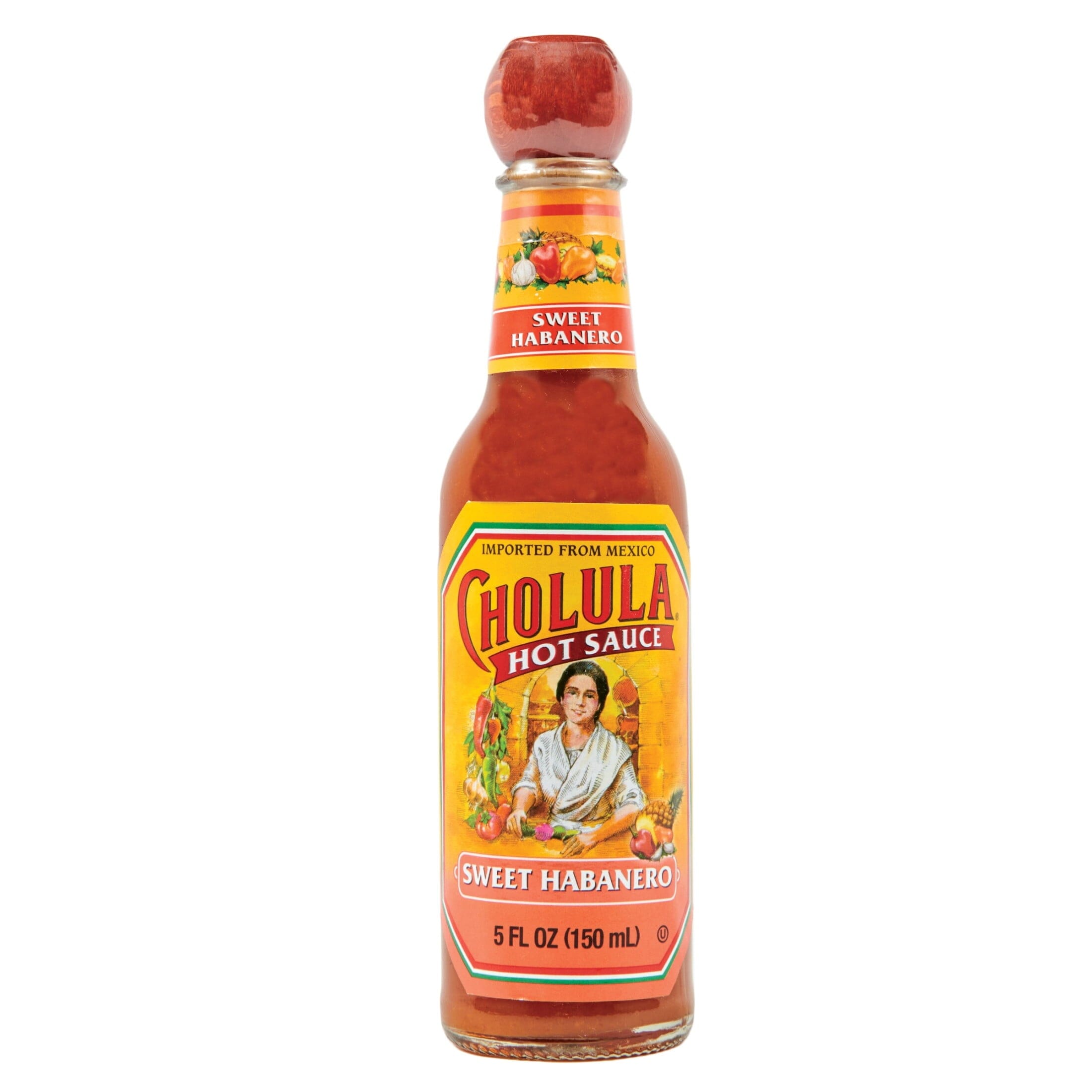 Cholula Kosher Sweet Habanero Hot Sauce, 5 fl oz Bottle Cholula 