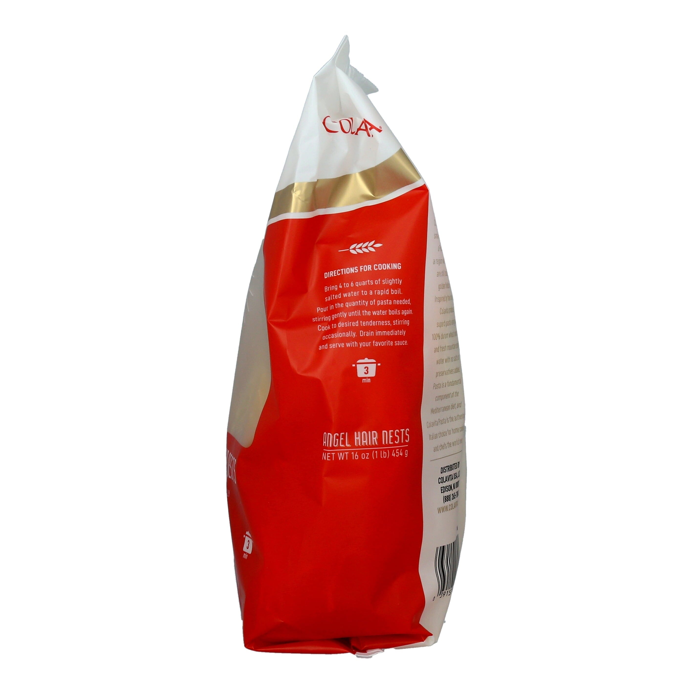 Colavita Capellini (Angel Hair) Nest Pasta, 1 Pound Colavita 
