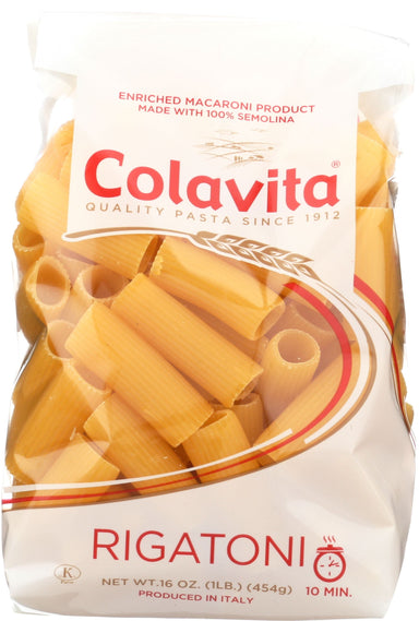 Colavita Rigatoni Pasta, 16 Ounce, Case of 20 Colavita 