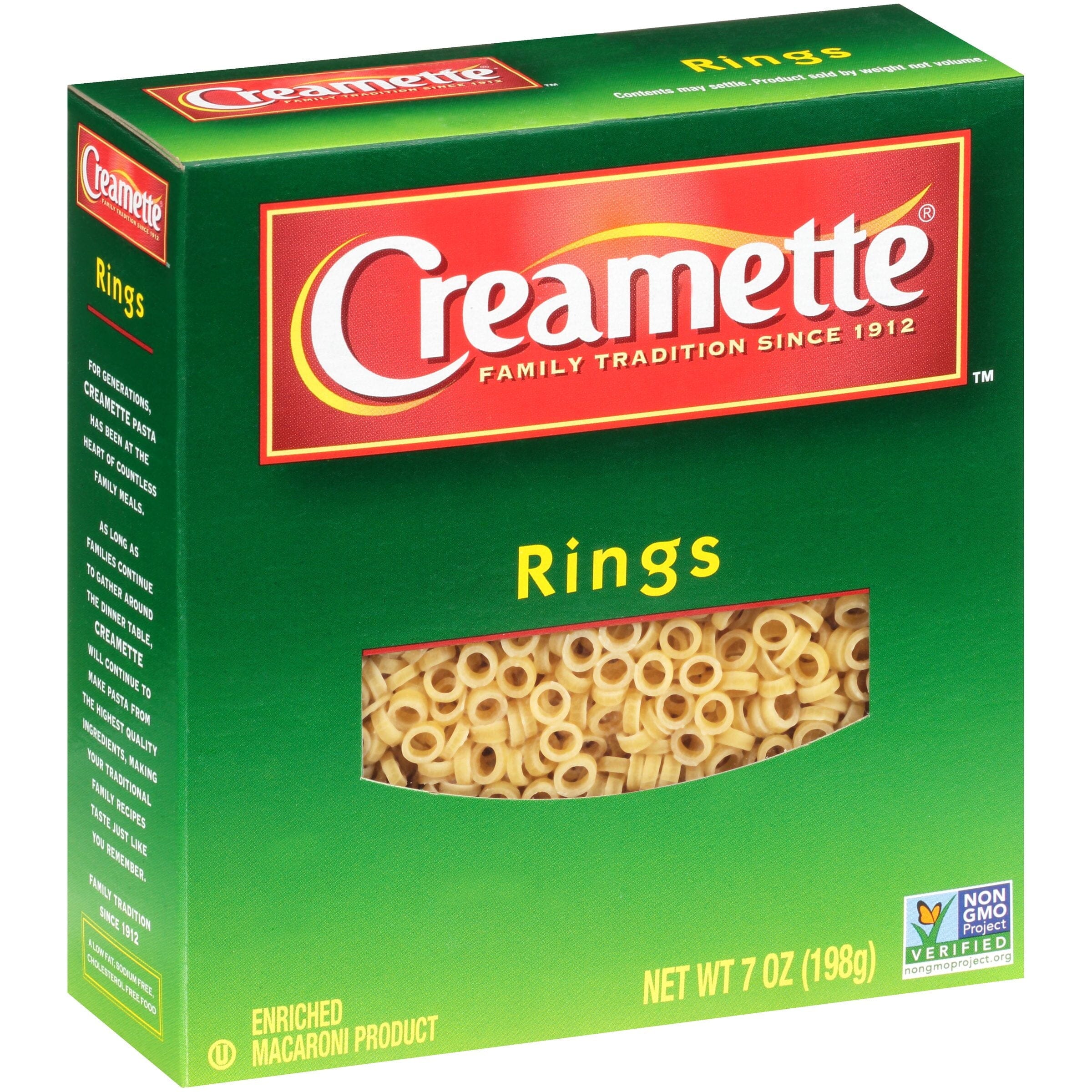 Creamette Short Cut Pasta Rings, 7-Ounce Box Creamette 