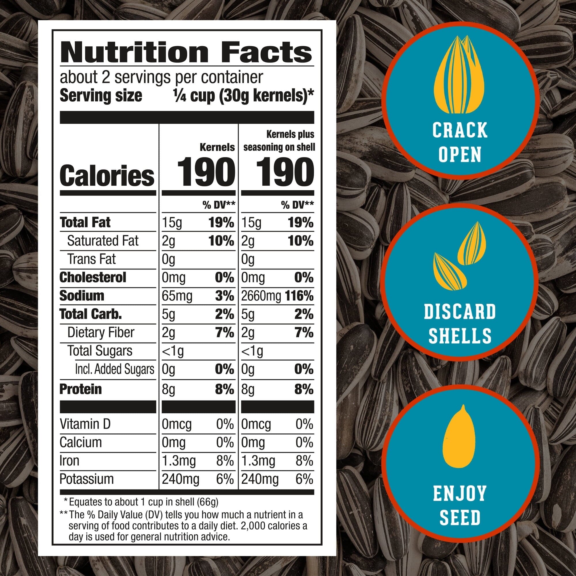 DAVID Roasted and Salted Jumbo Sunflower Seeds, Ranch Flavor, 5.25 Ounce DAVID Seeds 