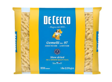 De Cecco Gemelli Pasta, Durum Wheat, 5 lb De Cecco 1 Count 