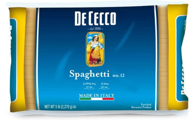 De Cecco Semolina Pasta, Spaghetti, 5 lb De Cecco 1 Count 