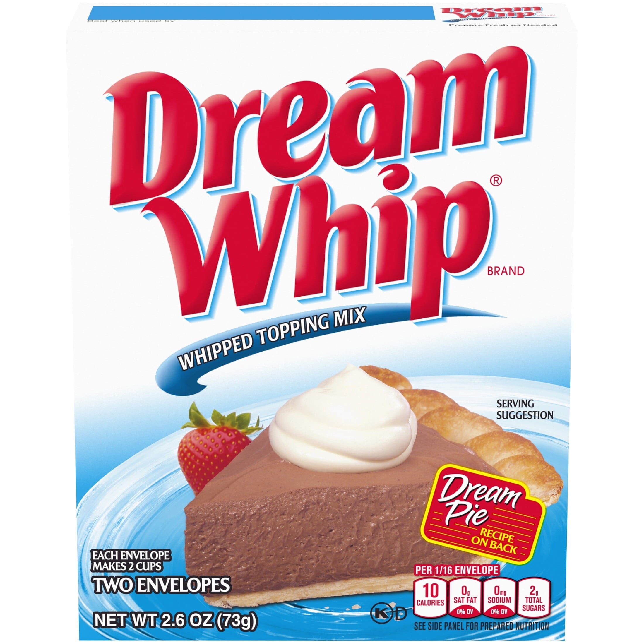 Dream Whip Whipped Topping Mix, 2 ct Packets Dream Whip Single 