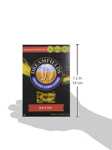 Dreamfields Pasta Healthy Carb Living, Rotini, 13.25Ounce Boxes Dreamfields 