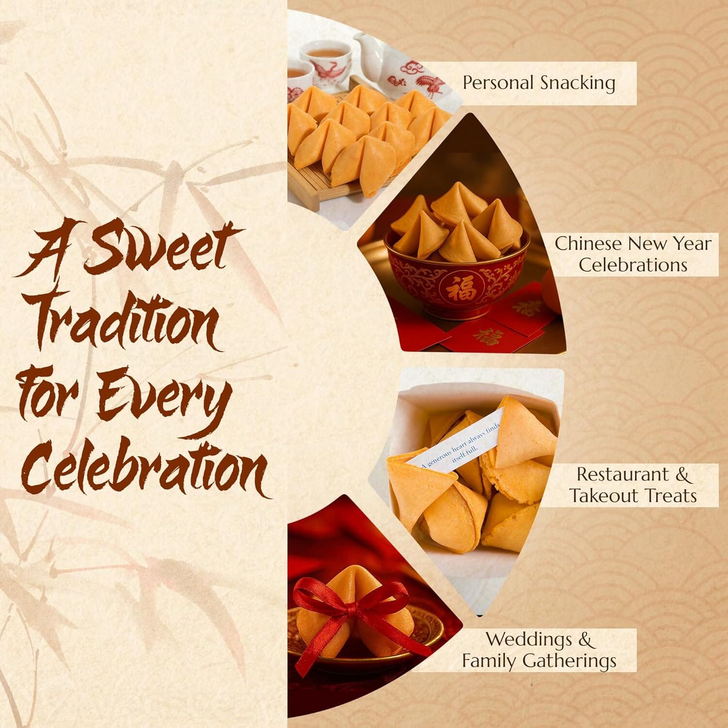 East and Else Fortune Cookies, Vanilla Flavor East and Else 