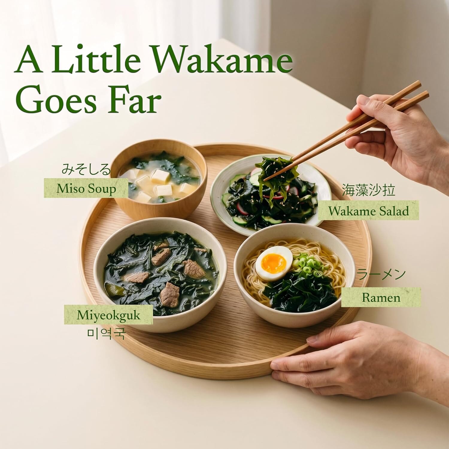 East and Else Wakame Seaweed, Dried Wakame Flakes East and Else 
