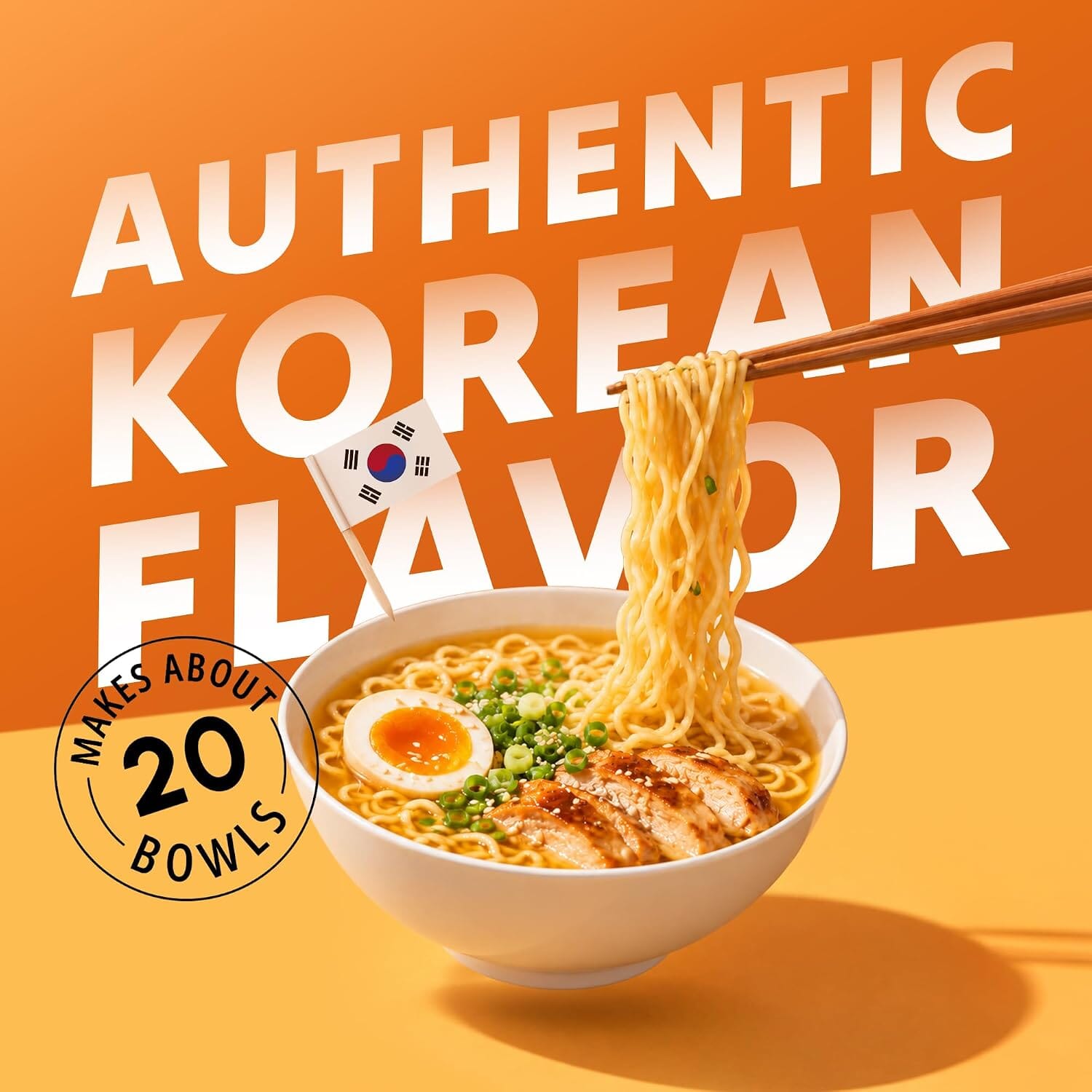 East & Else Korean Chicken Ramen Seasoning, Instant Soup Powder Only Snackathon 