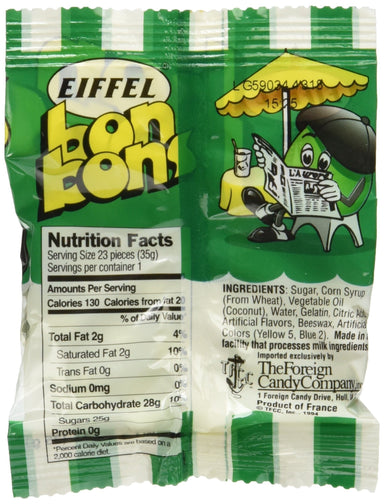 Eiffel Bon Bons, Apple, 4 Ounce Eiffel Bonbons 