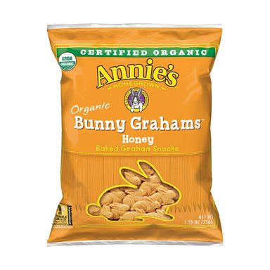 [EXPIRED] Annie's Organic Bunny Grahams, Baked Honey Graham Crackers Snack, 1.25 Oz Annie's 