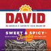 [EXPIRED] DAVID Sweet & Spicy Jumbo Sunflower Seeds, Roasted & Salted Snack, 5.25 Oz DAVID Seeds 
