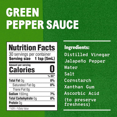 [EXPIRED] Tabasco Green Pepper Sauce, 2 Fluid Ounce Tabasco 