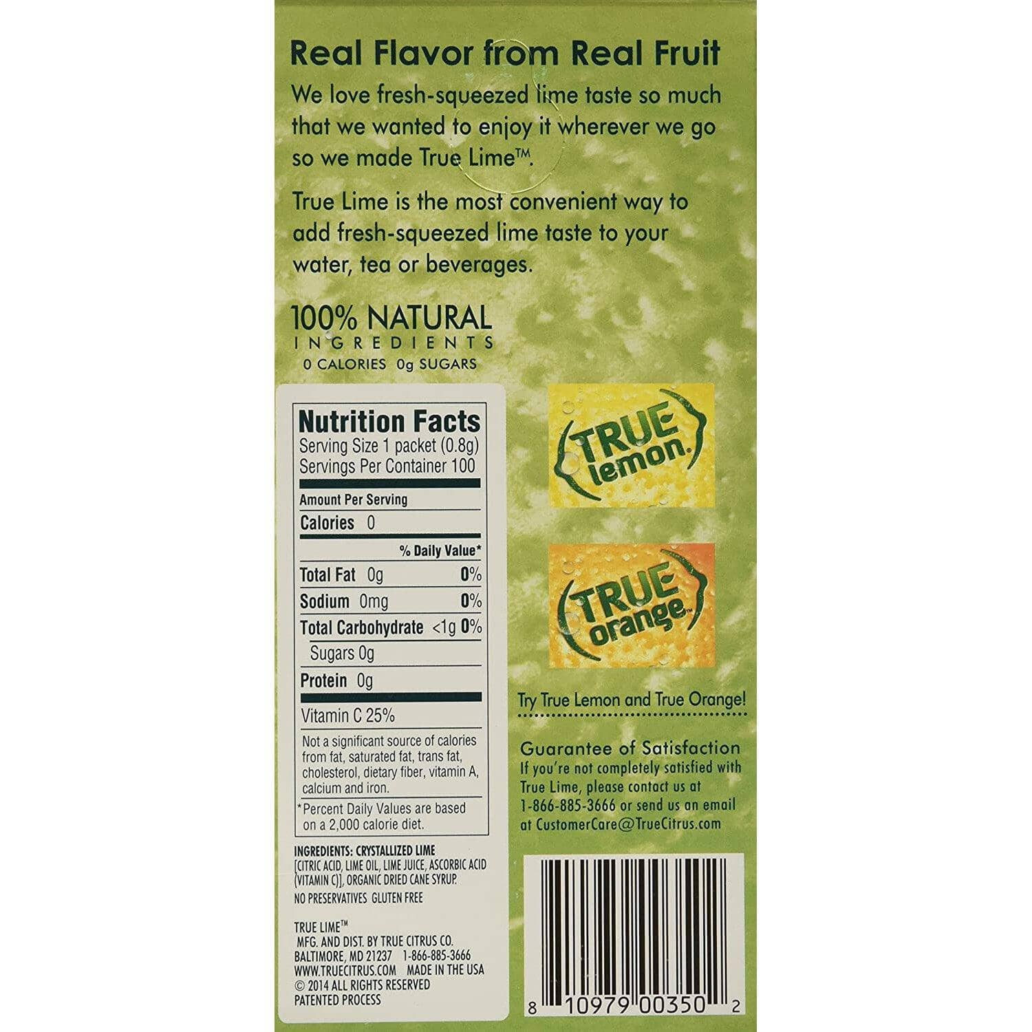 [EXPIRED] True Citrus Zero Calorie Unsweetened Water Enhancers True Citrus 