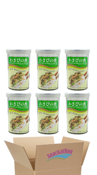 Furikake Rice Seasoning, Wasabi, 1.7 Ounce (Pack of 6) Snackathon 