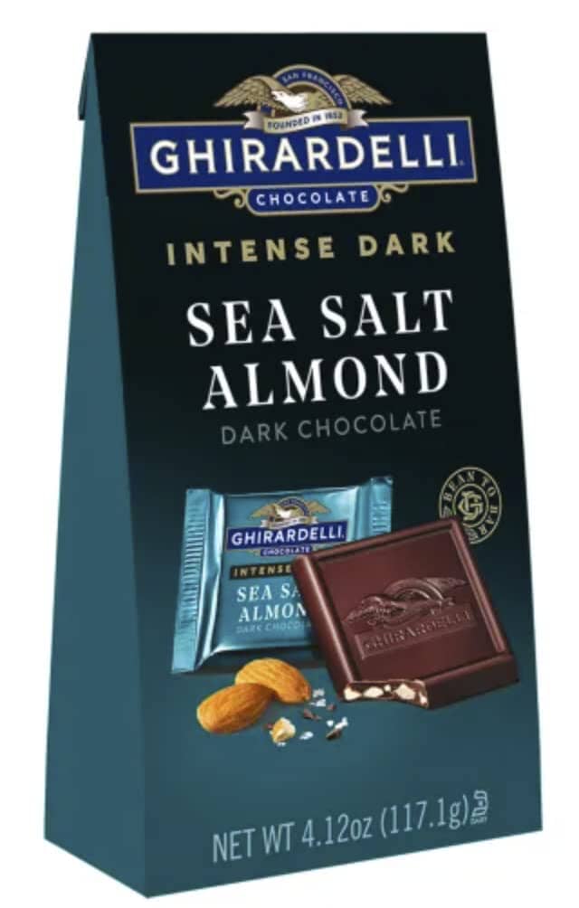 Ghirardelli Chocolate Square Meltable Ghirardelli Sea Salt 4.12 Ounce 