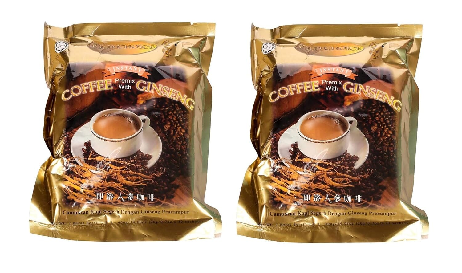 Gold Choice Ginseng Coffee ( 2 Packs ) Snackathon Foods 