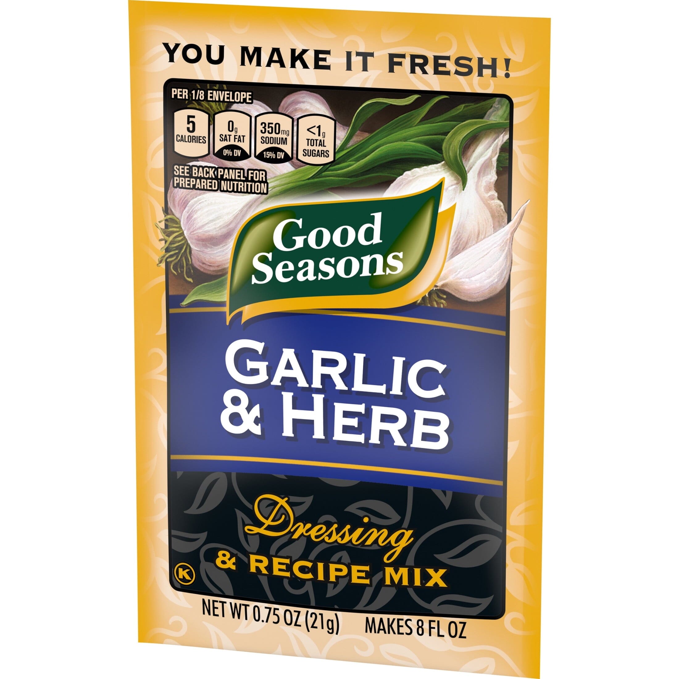 Good Seasons Garlic & Herb Dressing & Recipe Seasoning Mix, 0.75 oz Packet Good Seasons 