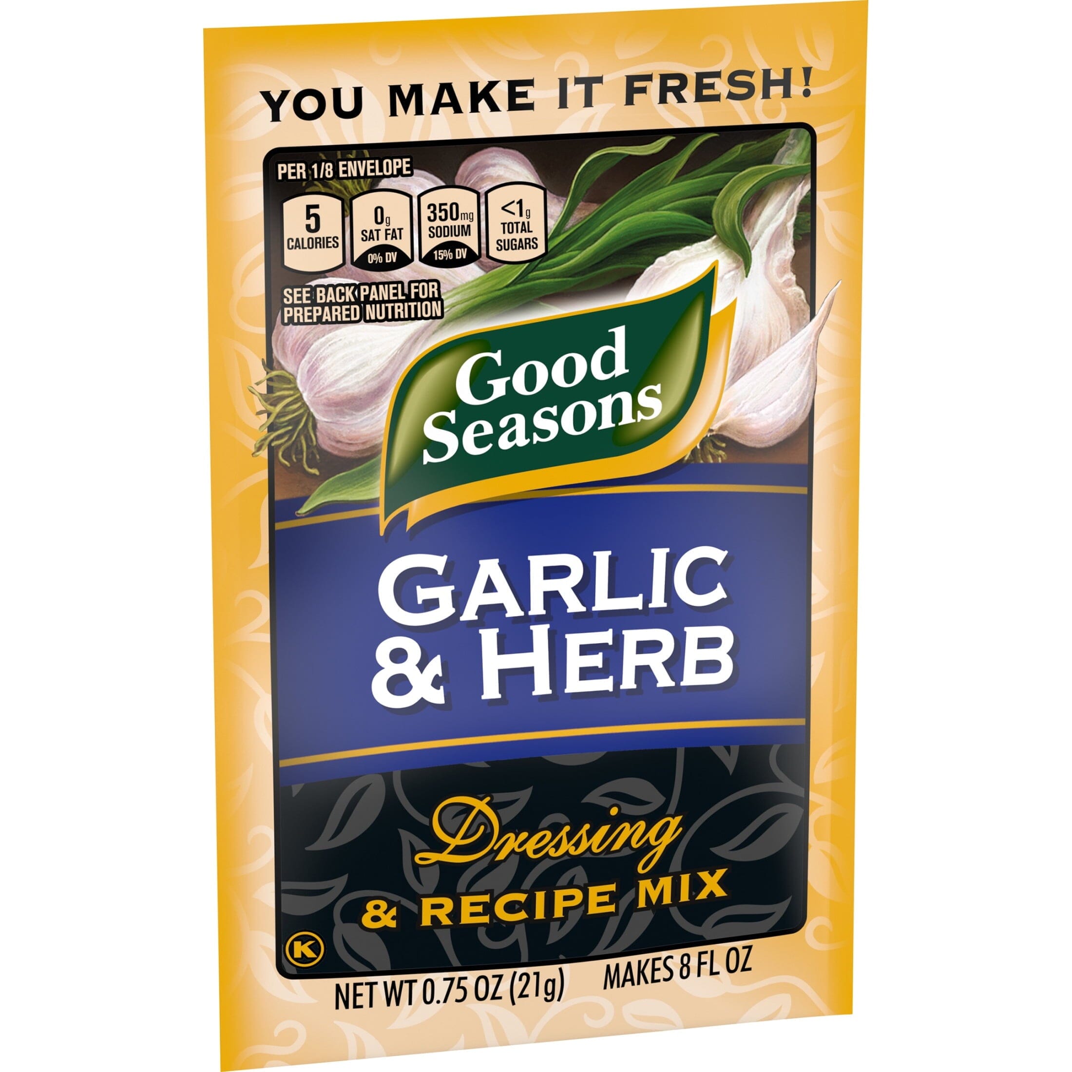 Good Seasons Garlic & Herb Dressing & Recipe Seasoning Mix, 0.75 oz Packet Good Seasons 