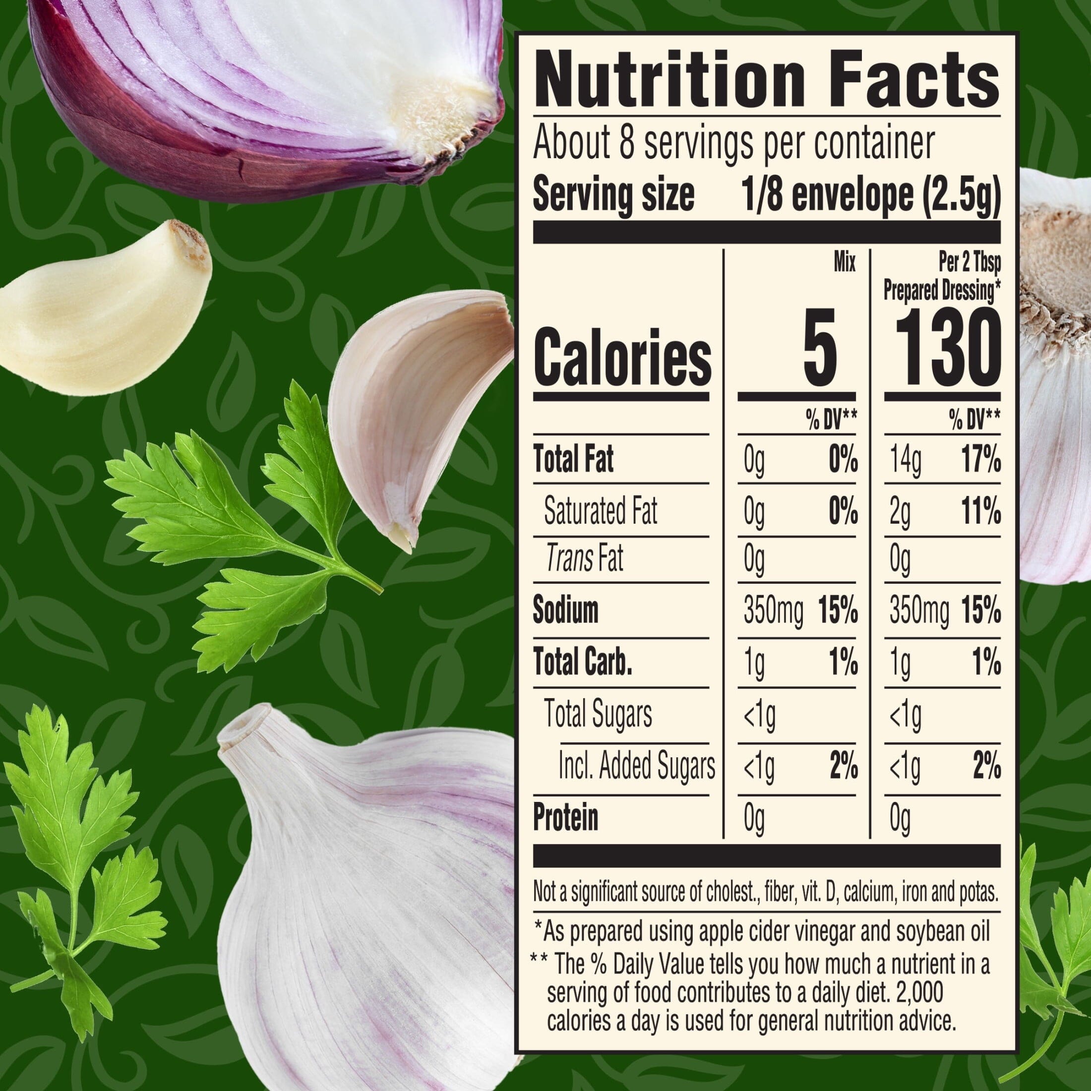 Good Seasons Garlic & Herb Dressing & Recipe Seasoning Mix, 0.75 oz Packet Good Seasons 