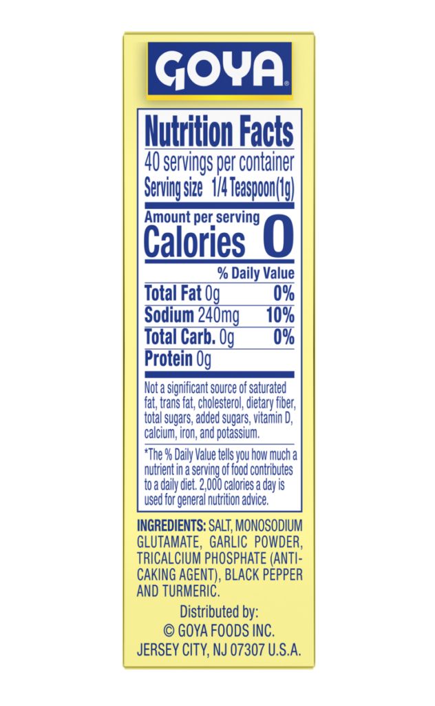 Goya Salad & Vegetable Seasoning, 1.41 OZ GOYA 