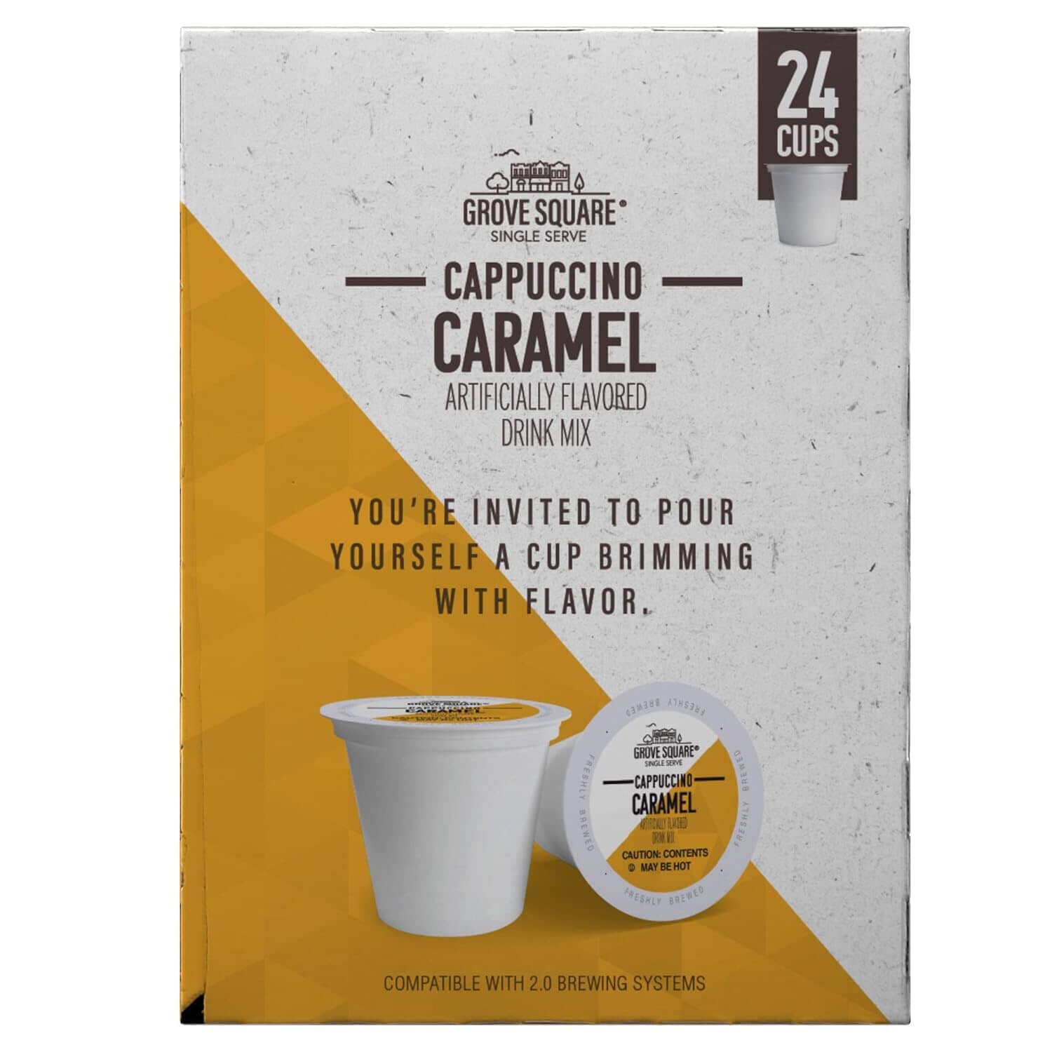 Grove Square Cappuccino Coffee K-Cups Grove Square 